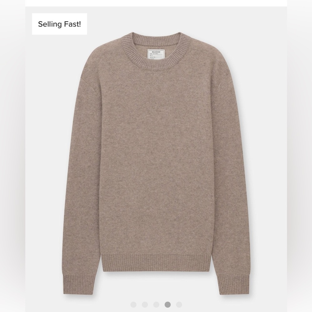 Naadam Cashmere Sweater in Timber